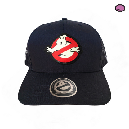 Gorra Ghostbusters “Glow in the Dark Classic Logo” Negra Premium Trucker