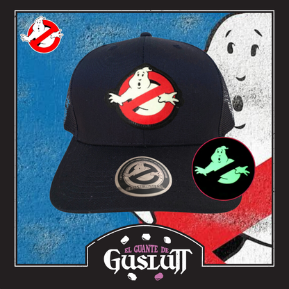 Gorra Ghostbusters “Glow in the Dark Classic Logo” Negra Premium Trucker