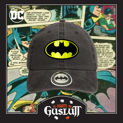 Gorra DC Comics Batman “Classic Logo” Gris Vintage