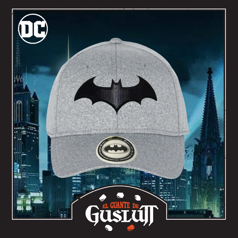 Gorra DC Comics Batman “Dark Knight” Gris Jaspe