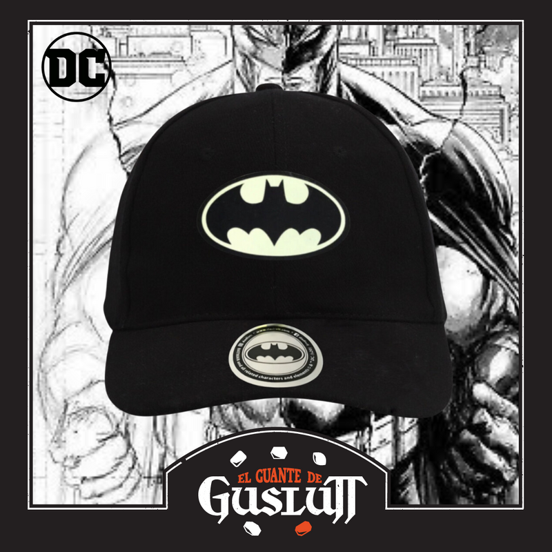 Gorra DC Comics Batman Logo “Glow in the Dark” Negra