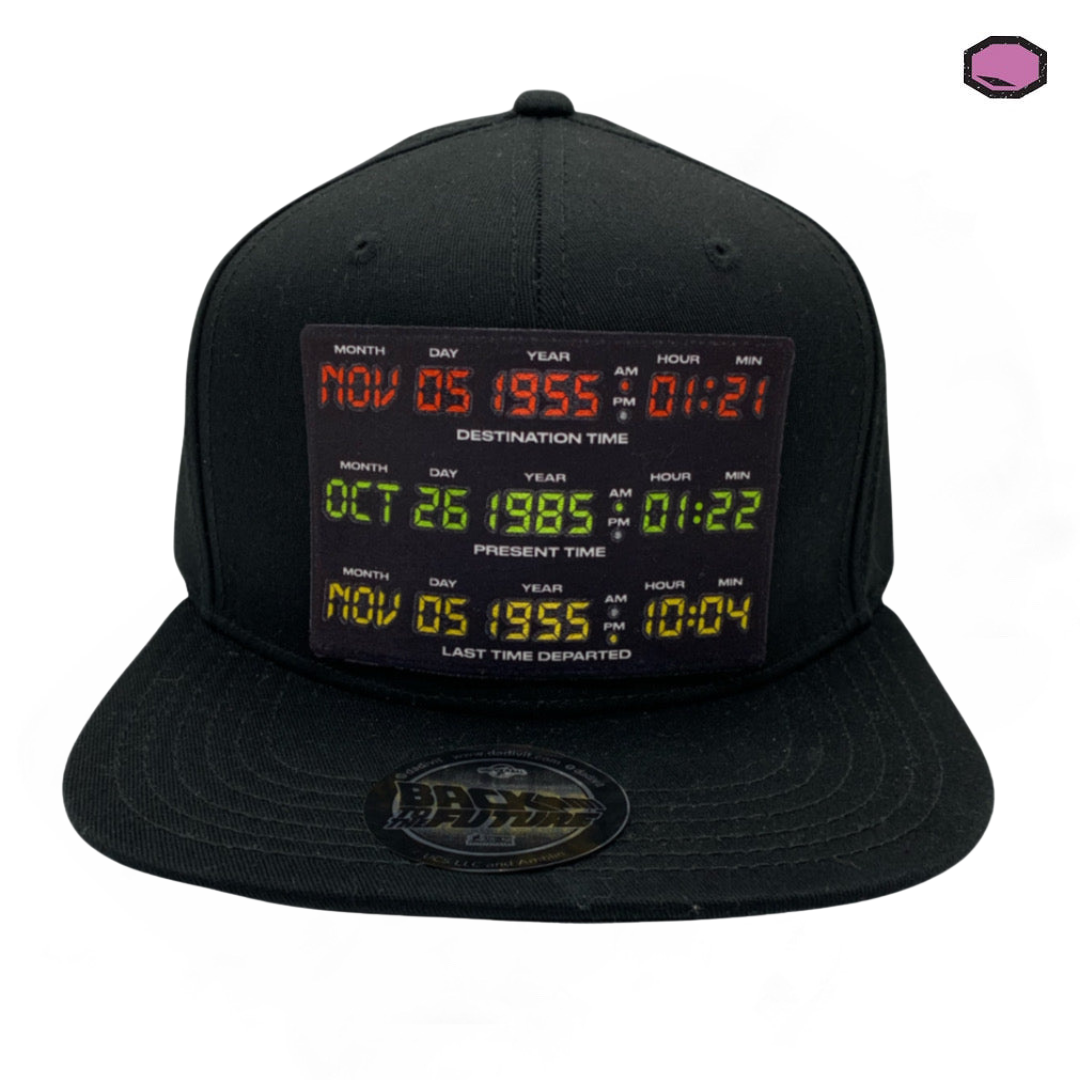 Gorra Back to the Future “Destination Time” Snapback Negra