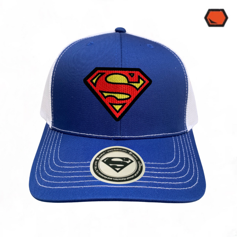 Gorra DC Comics Superman “Classic Logo” Azul-Blanca Premium Trucker