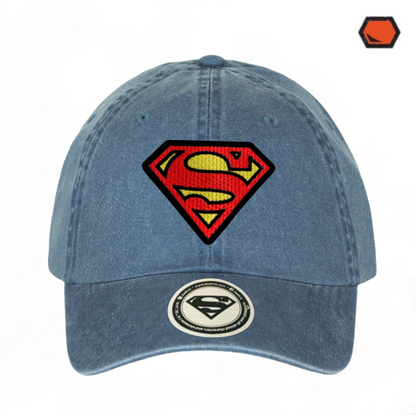 Gorra DC Comics Superman “Classic Logo” Azul Vintage