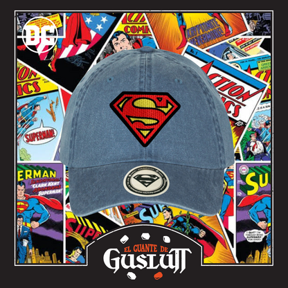 Gorra DC Comics Superman “Classic Logo” Azul Vintage