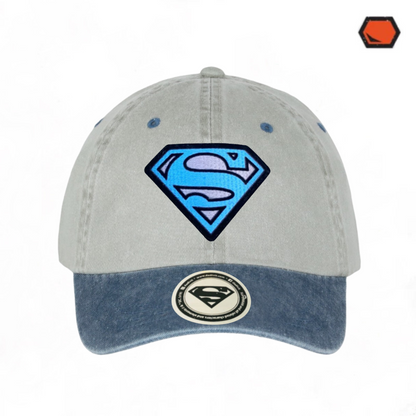 Gorra DC Comics Superman “Blue Logo” Beige-Azul Vintage