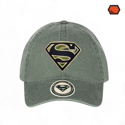 Gorra DC Comics Superman “Camo Logo” Verde Vintage