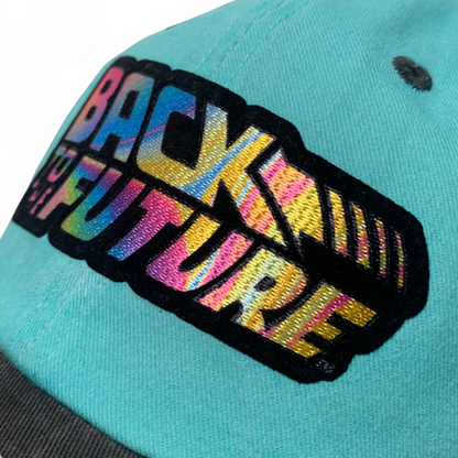 Gorra Back to the Future “Classic Logo Litmus” Menta-Gris Vintage