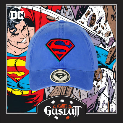 Gorra DC Comics Superman “The Man of Steel” Azul Royal Vintage