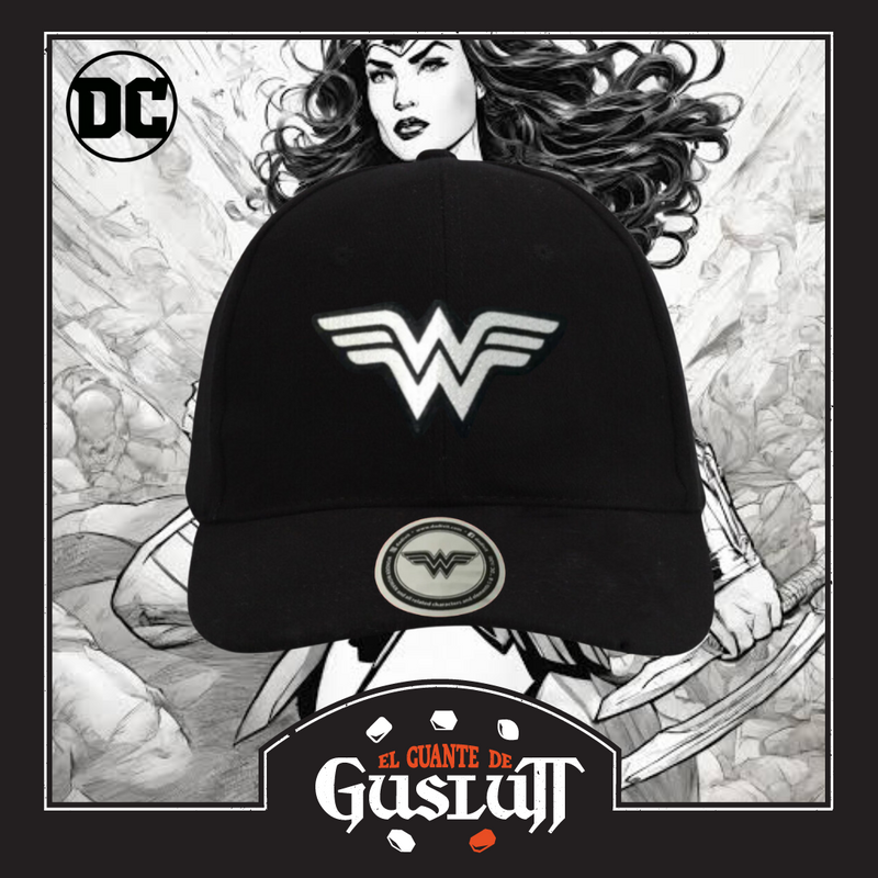 Gorra DC Comics Wonder Woman “Black & White” Negra