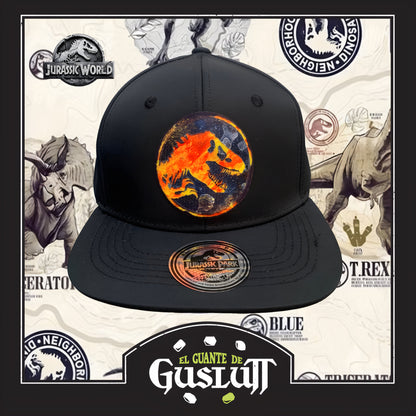 Gorra Jurassic World Lava Surge Snapback Negra