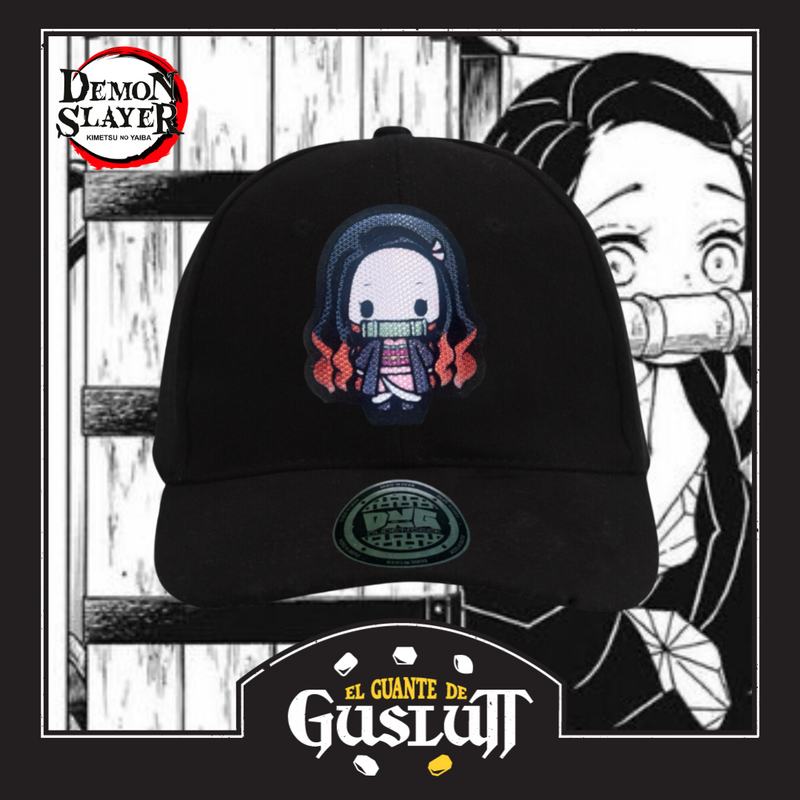 Gorra Demon Slayer: Kimetsu No Yaiba “Chibi Nezuko Kamado” Negra