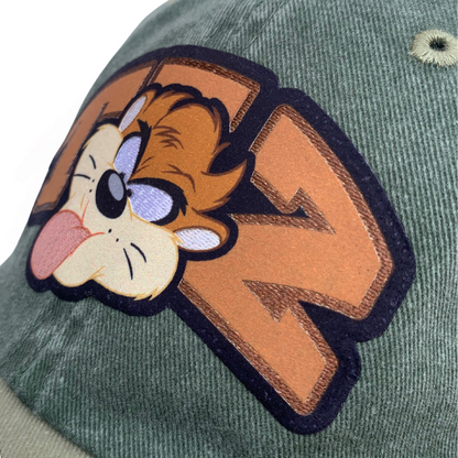 Gorra Looney Tunes “Taz” Verde-Beige Vintage