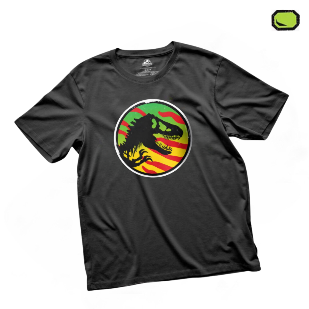 Playera Jurassic Park “Explorer Pattern” Negra