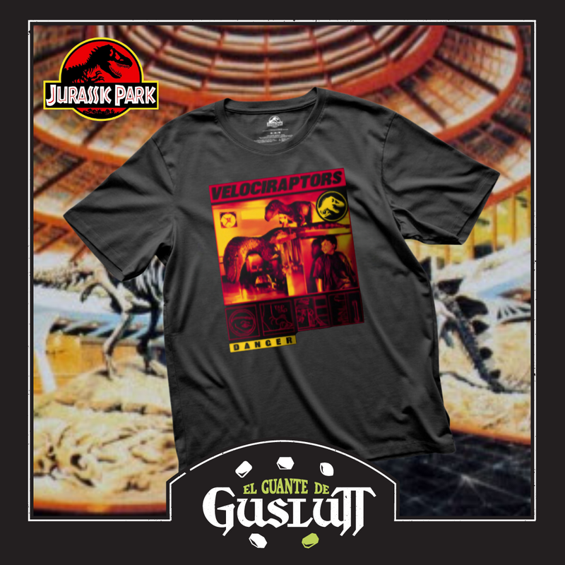 Playera Jurassic Park “Kitchen Encounter” Negra