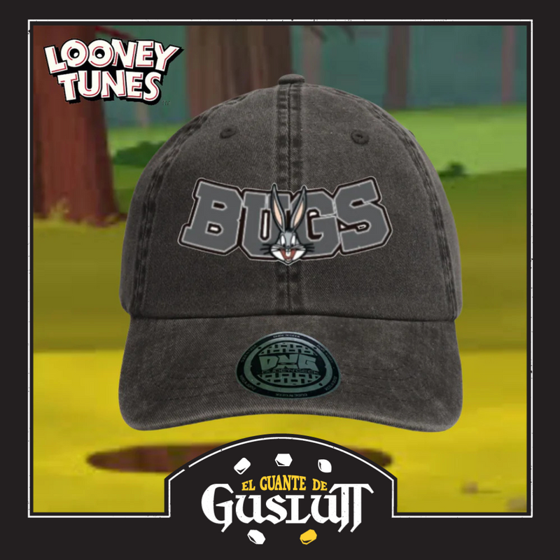 Gorra Looney Tunes “Bugs Bunny Logo” Gris Vintage