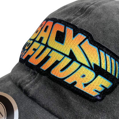 Gorra Back to the Future “Classic Logo” Gris Vintage