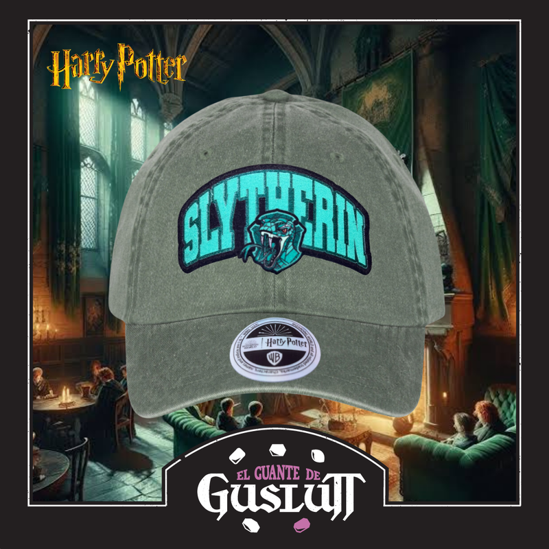 Gorra Harry Potter Slytherin “Do what is necessary” Verde Vintage