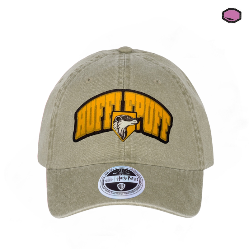 Gorra Harry Potter Hufflepuff “Honesty before glory” Beige Vintage