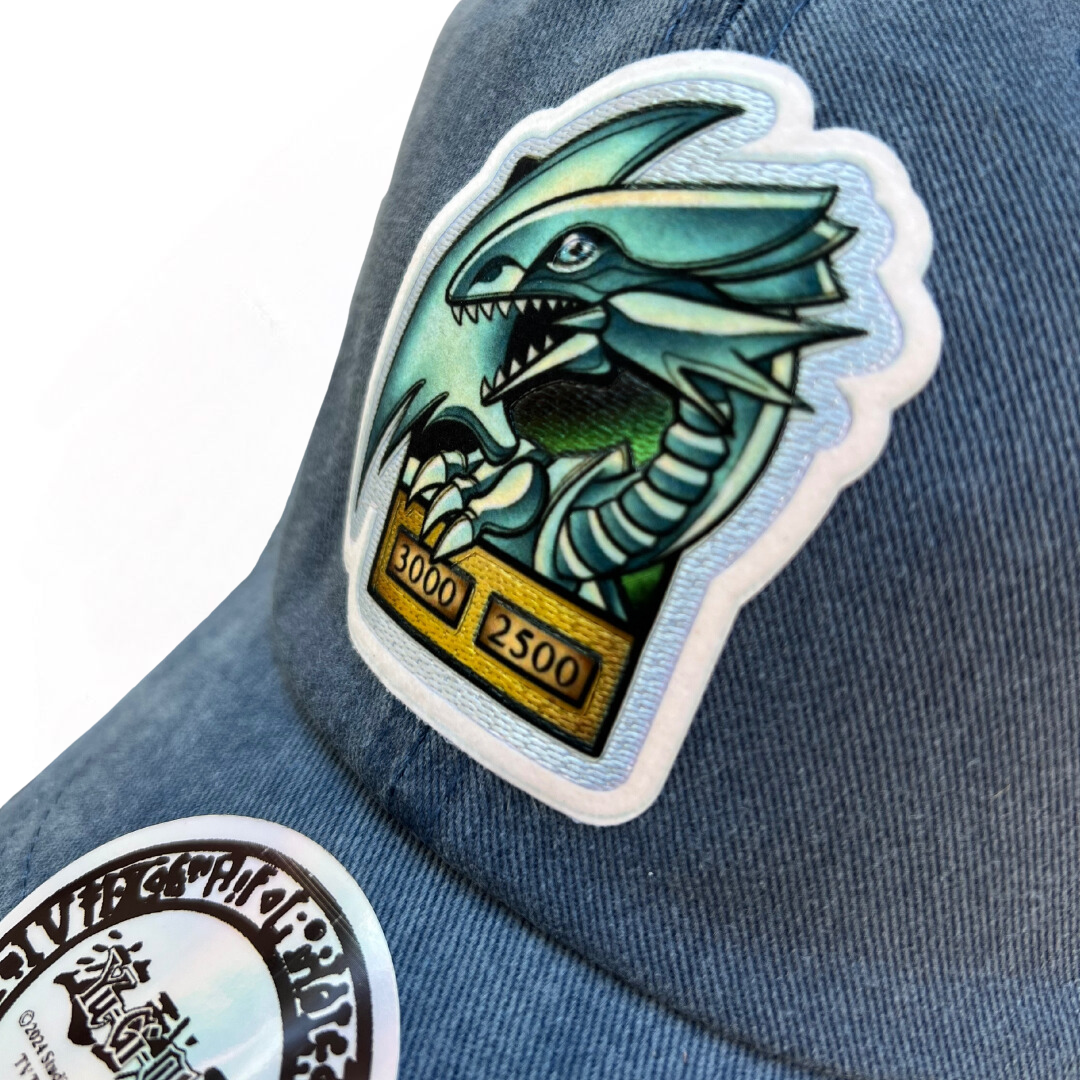 Gorra Yu-Gi-Oh! “Blue Eyes White Dragon” Azul Vintage