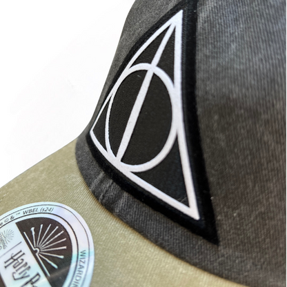 Gorra Harry Potter “Deathly Hallows” Gris Beige-Vintage