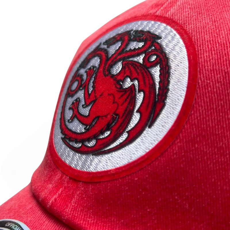 Gorra Game of Thrones “Targaryen Crest” Rojo Vintage