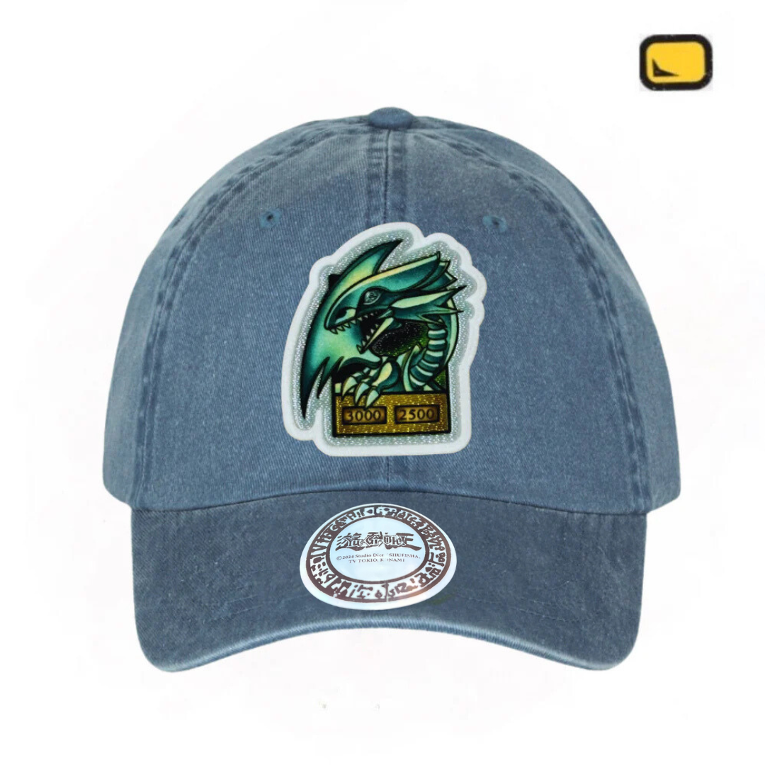 Gorra Yu-Gi-Oh! “Blue Eyes White Dragon” Azul Vintage