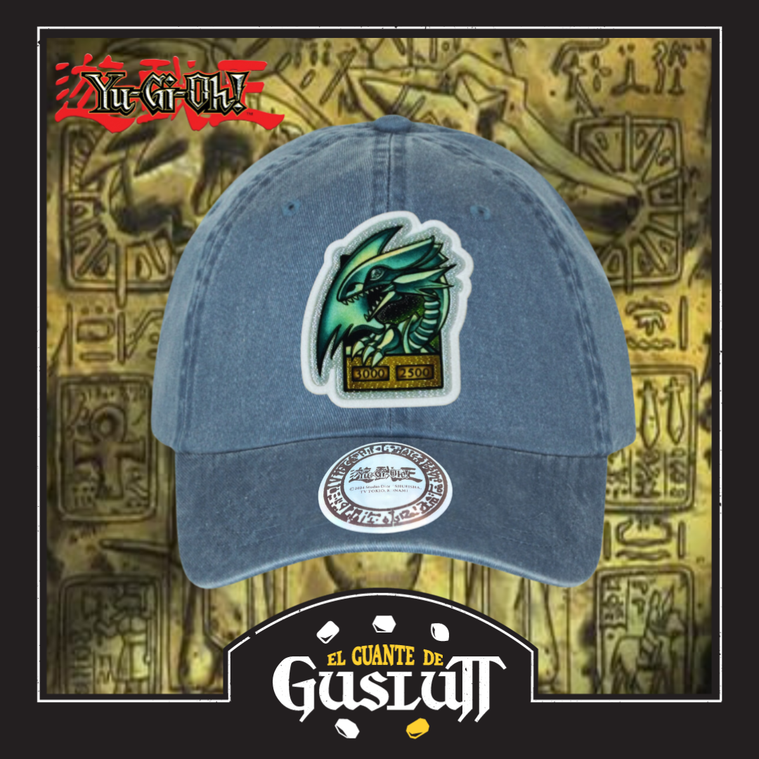 Gorra Yu-Gi-Oh! “Blue Eyes White Dragon” Azul Vintage