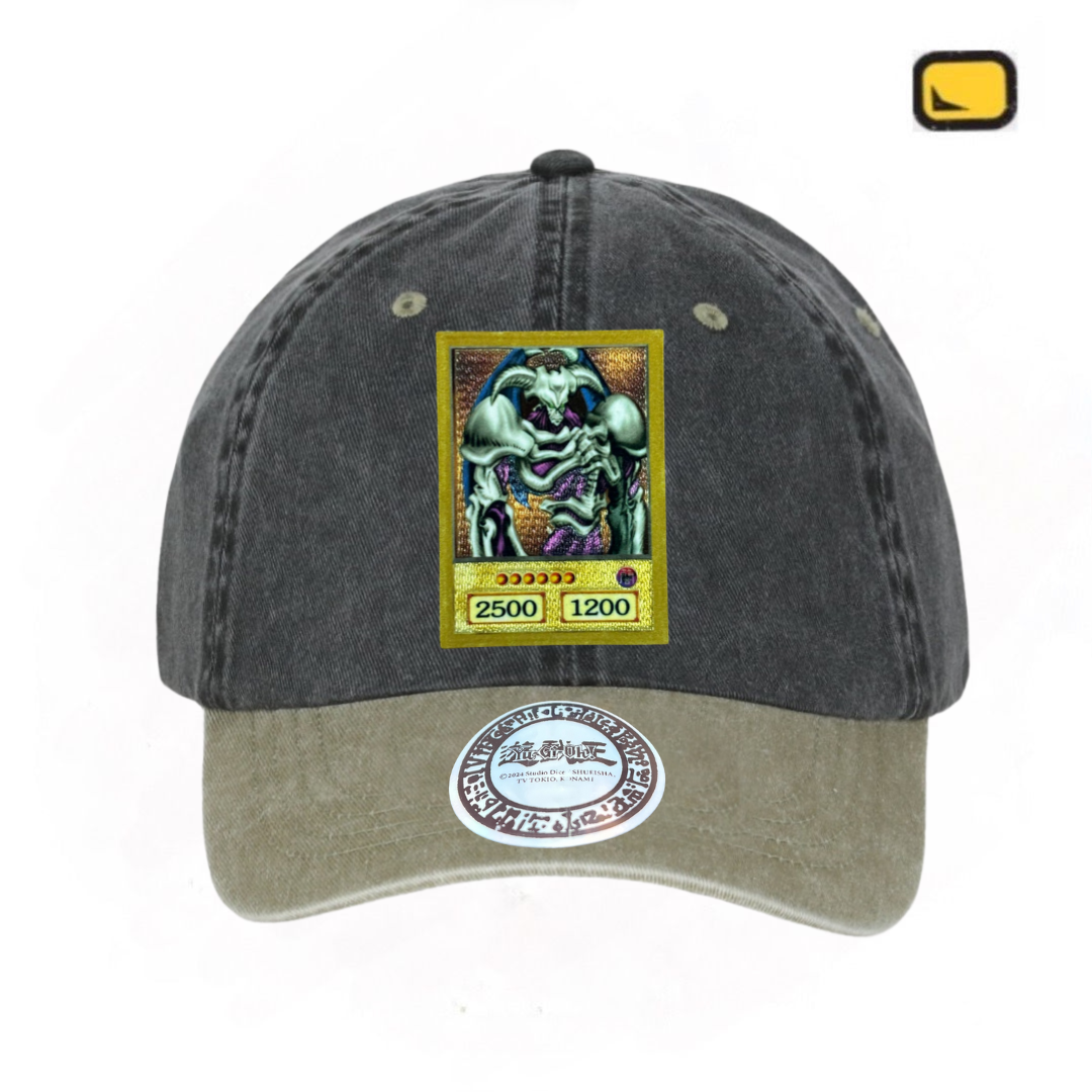 Gorra Yu-Gi-Oh! “Summoned Skull” Gris-Beige Vintage