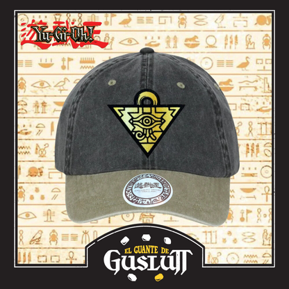 Gorra Yu-Gi-Oh! “Millenium Puzzle” Gris-Beige Vintage