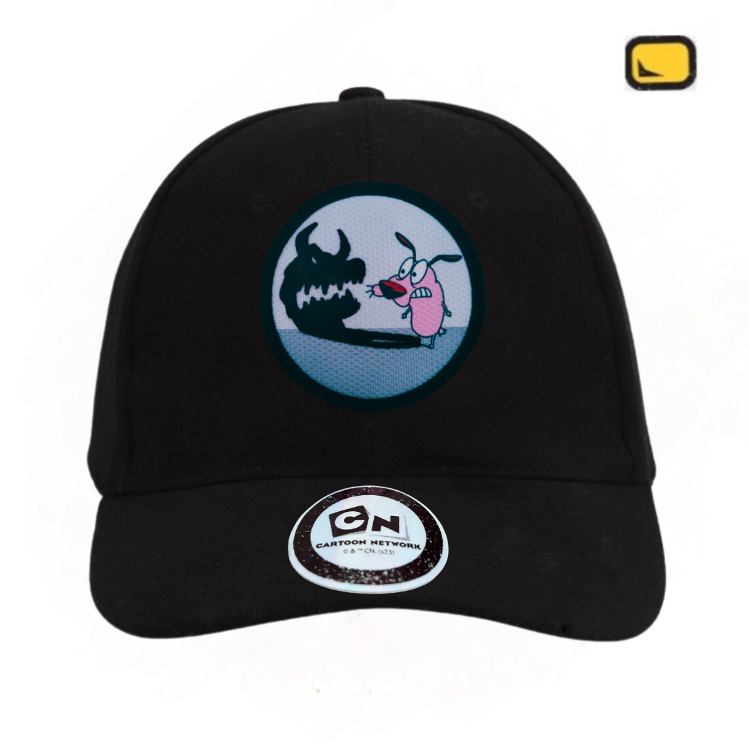 Gorra Cartoon Network Coraje el perro Cobarde “Scared Courage” Negra