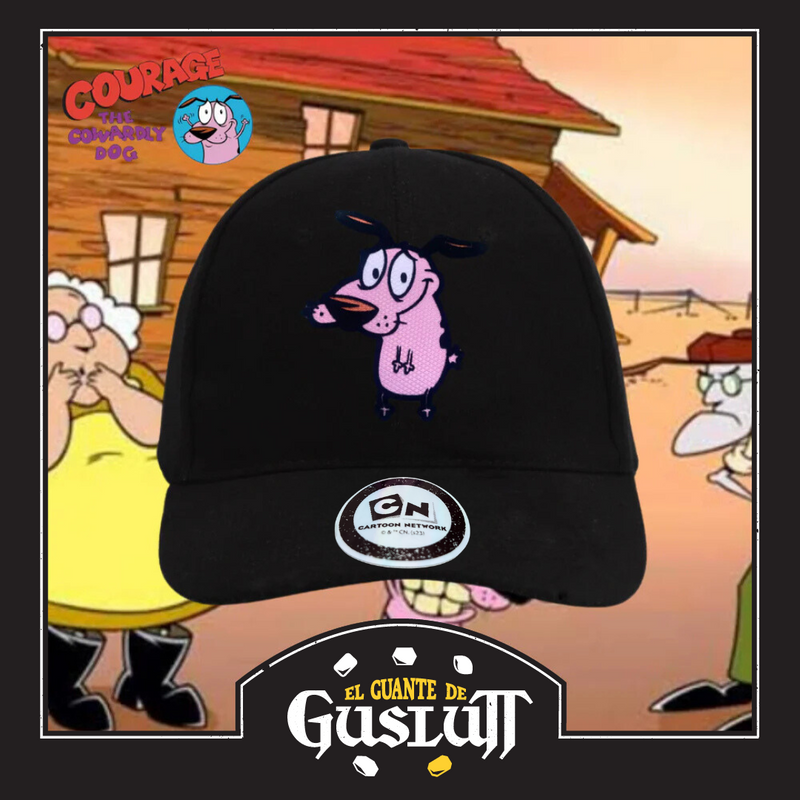 Gorra Cartoon Network Coraje el perro Cobarde “Courage” Negra