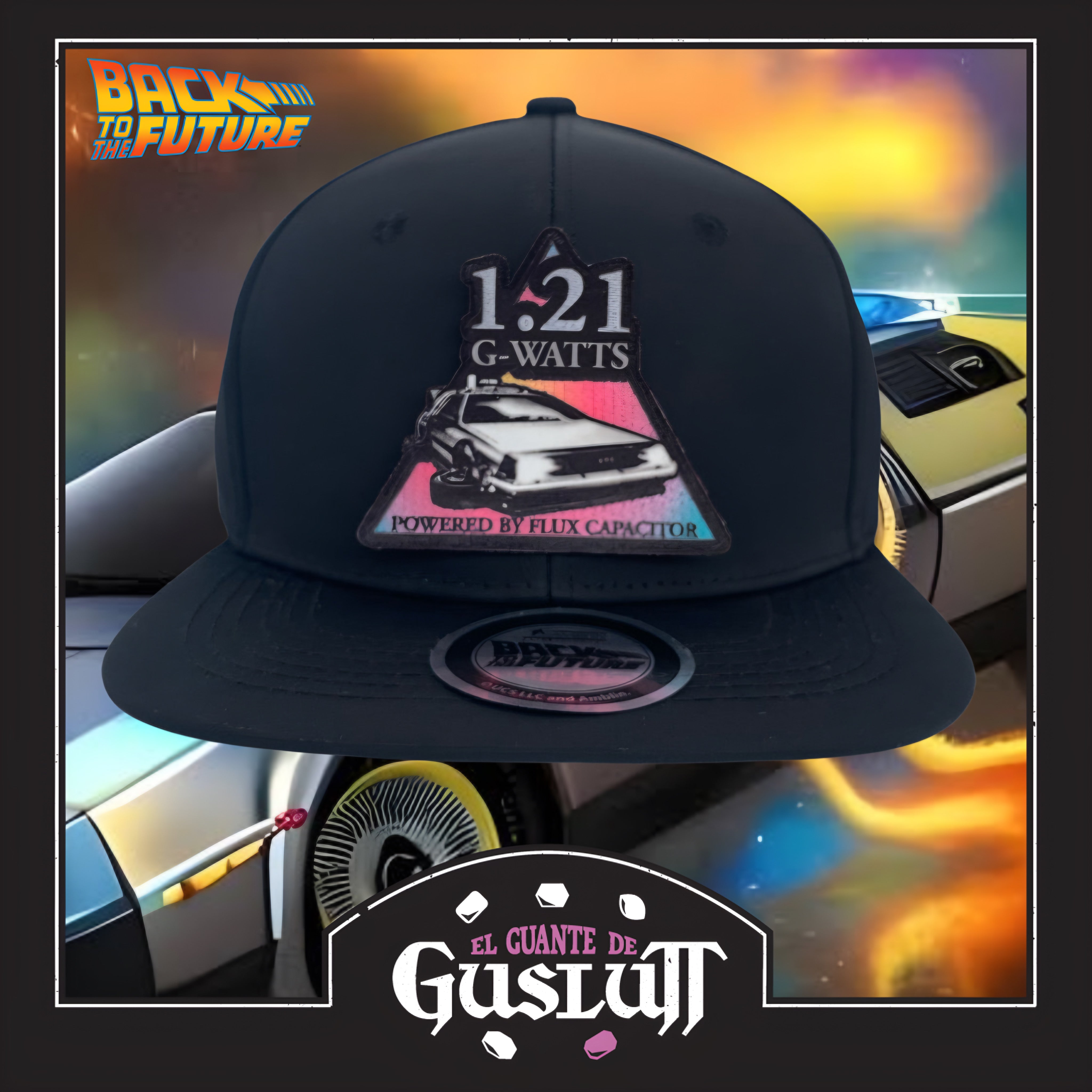 Gorra Back to the Future “1.21 G- Watts” Snapback Negra