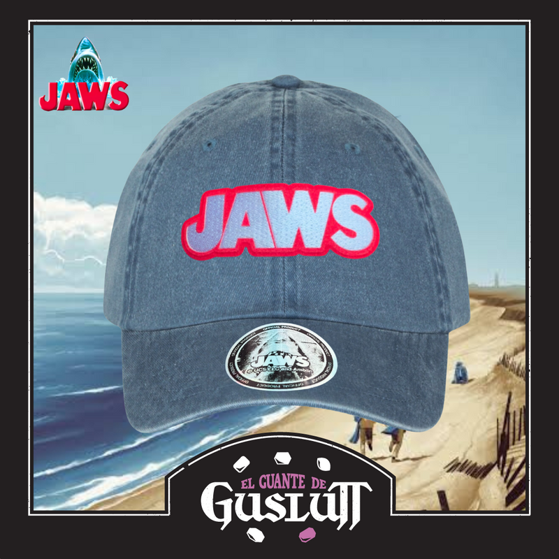 Gorra Universal Studios “Jaws Logo” Azul Vintage