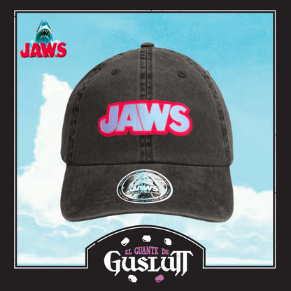 Gorra Jaws “Classic Logo” Gris Vintage