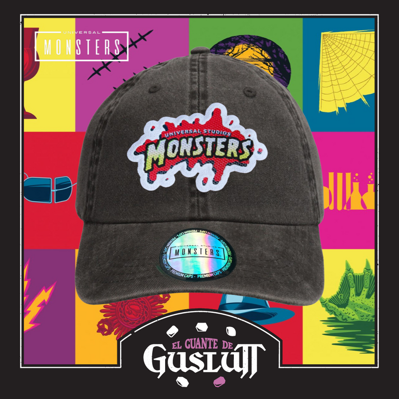 Gorra Universal Studios “Monsters” Gris Vintage