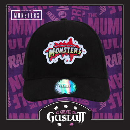 Gorra Universal Studios “Monsters” Logo Negra