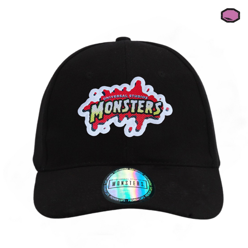 Gorra Universal Studios “Monsters” Logo Negra