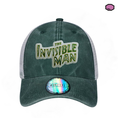 Gorra Universal Monsters “The Invisible Man” Verde-Blanca Trucker