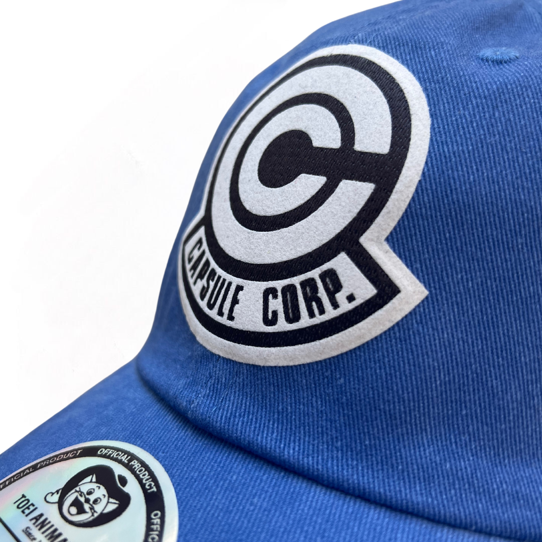 Gorra Dragon Ball Z “Capsule Corp Logo” Azul Royal Vintage