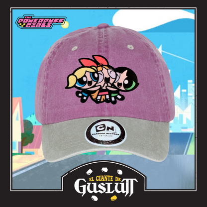 Gorra Cartoon Network The Powerpuff Girls “Superpower” Uva-Beige Vintage