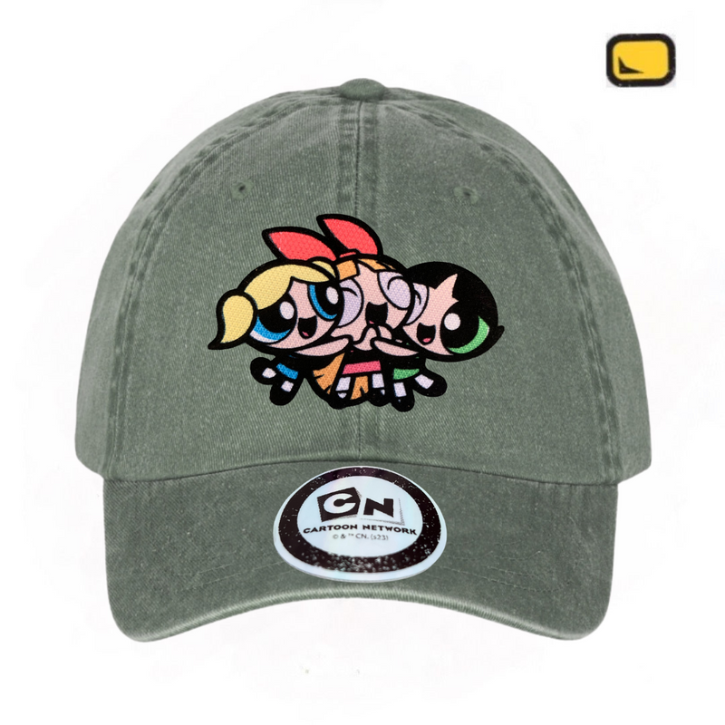 Gorra Cartoon Network The Powerpuff Girls “Superpower” Verde Vintage