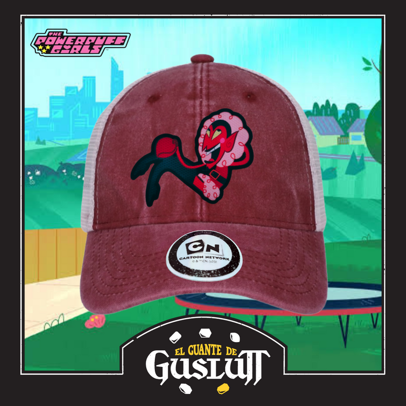 Gorra The Powerpuff Girls “Him” Roja-Blanca Trucker