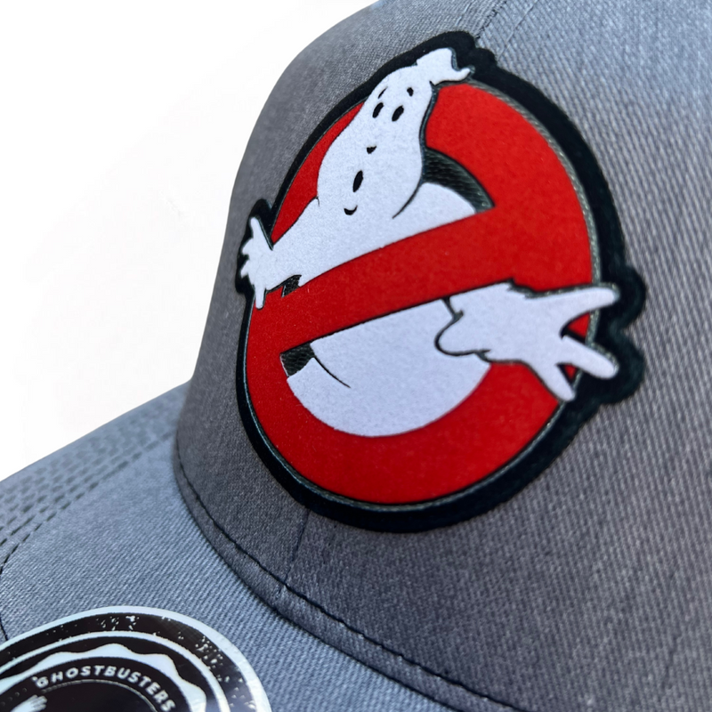 Gorra Ghostbusters “Classic Logo” Gris-Negra Premium Trucker