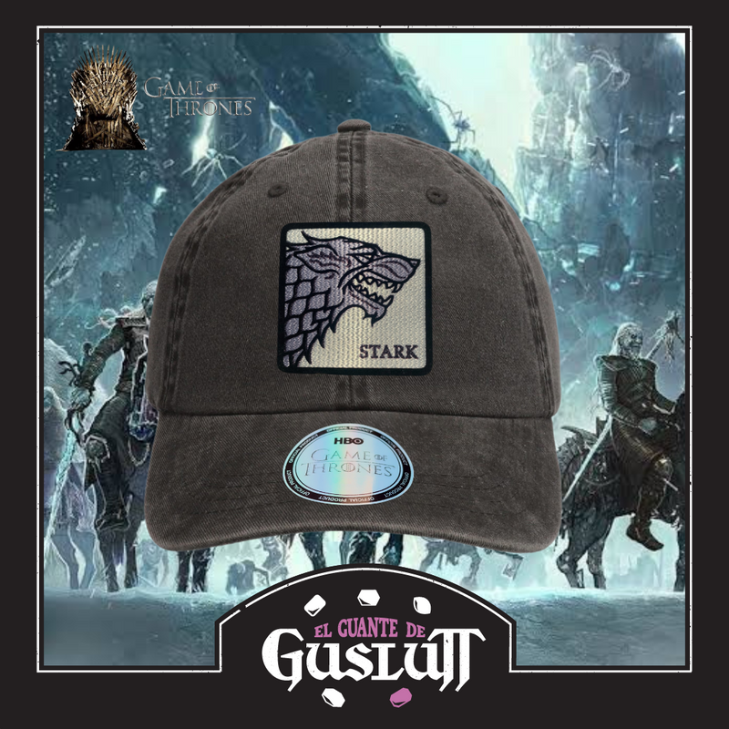 Gorra Game of Thrones “House Stark” Gris Vintage