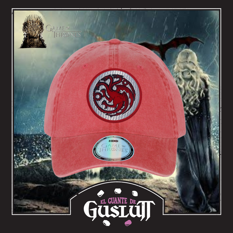 Gorra Game of Thrones “Targaryen Crest” Rojo Vintage