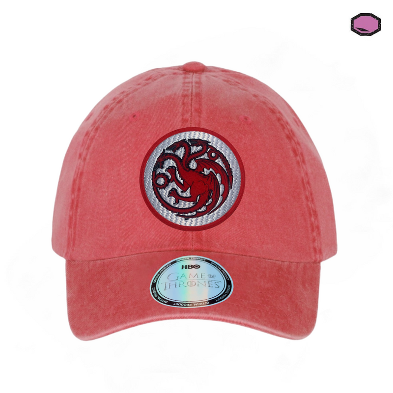 Gorra Game of Thrones “Targaryen Crest” Rojo Vintage