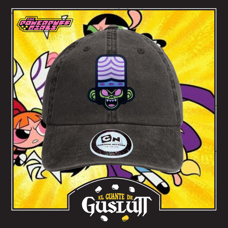 Gorra The Powerpuff Girls “Mojo Jojo” Gris Vintage