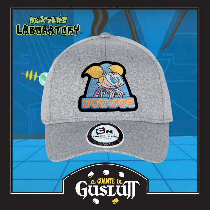 Gorra Cartoon Network Dexter’s Laboratory “Dee-Dee” Gris Jaspe