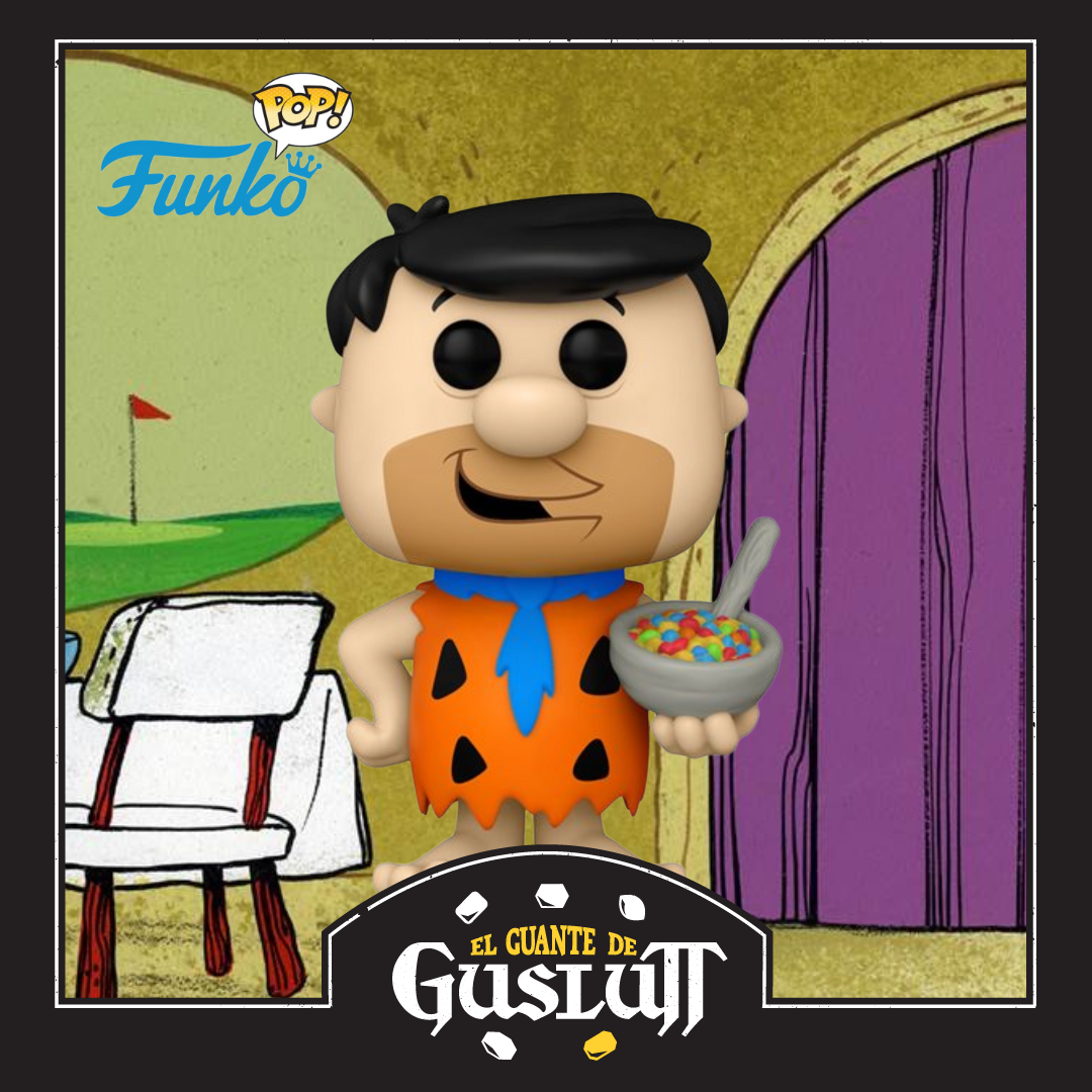 Funko Pop The Flintstones “Fruity Pebbles Fred with cereal”